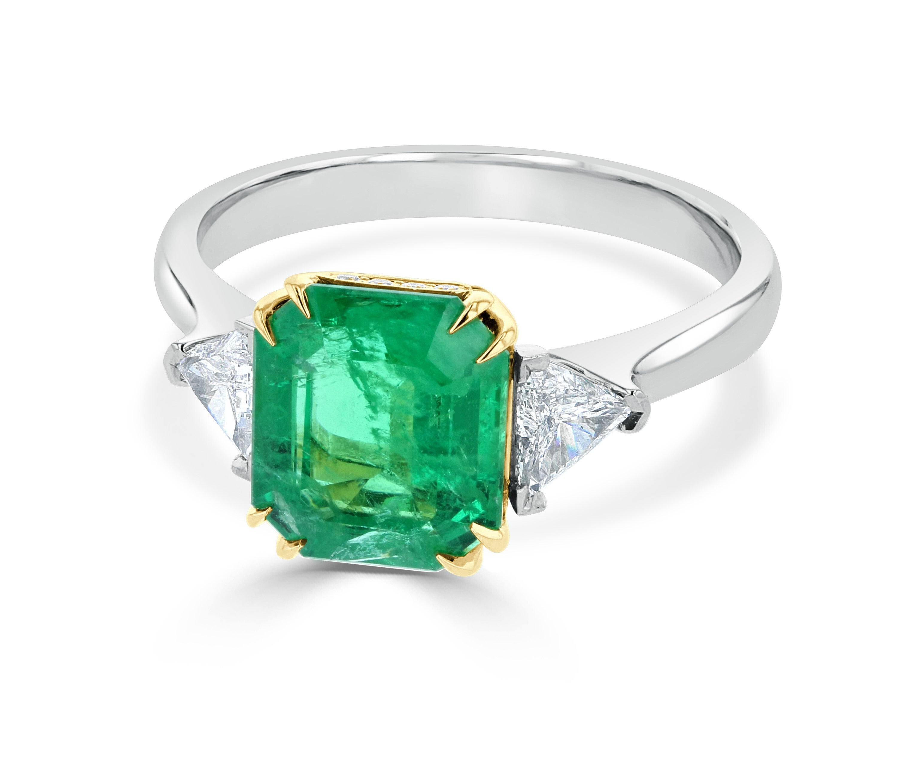 Uniquity Emerald and Diamond Ring