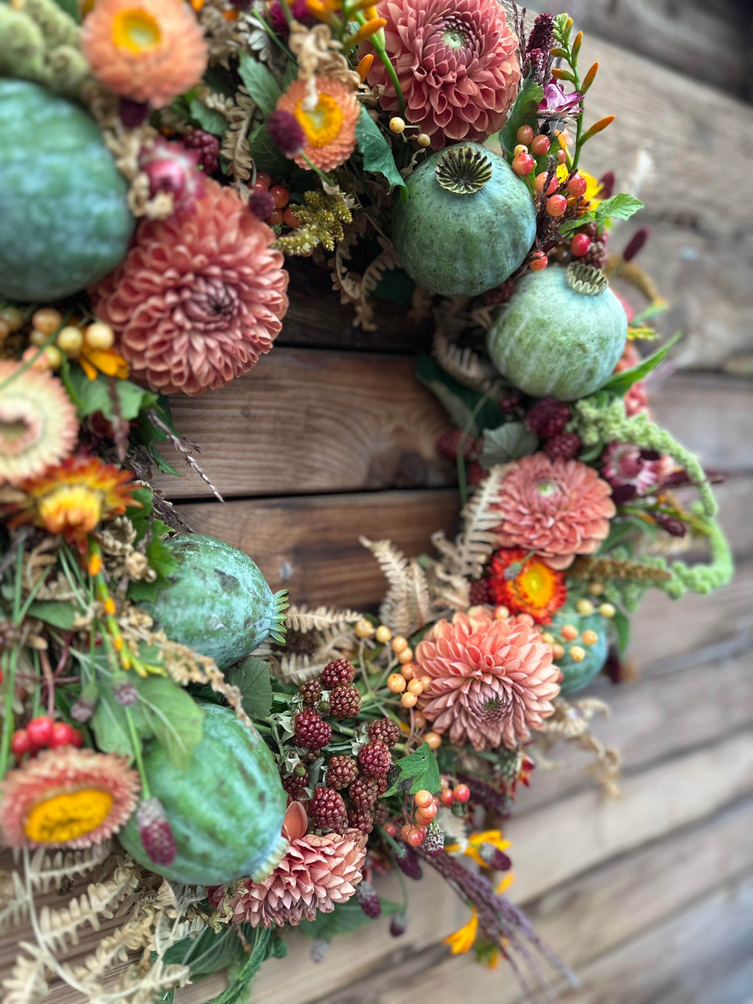 Deluxe Autumn Wreath Workshop