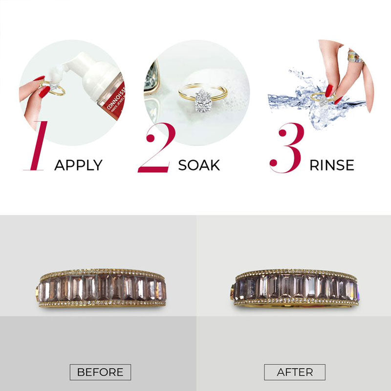 Jewellery Cleansing Foam and Custom Brush Kit
