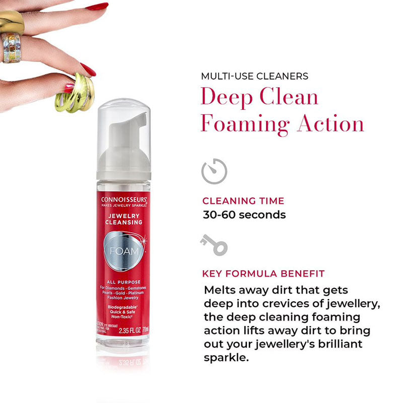 Jewellery Cleansing Foam and Custom Brush Kit