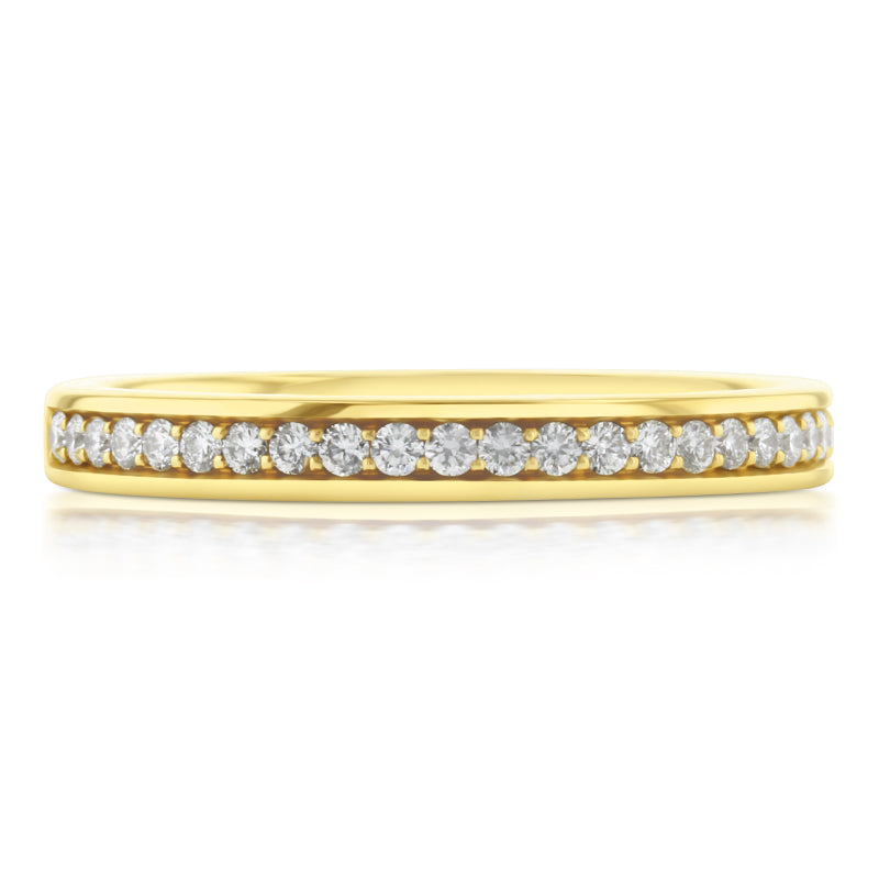 Luxe Diamond Set Wedding Ring