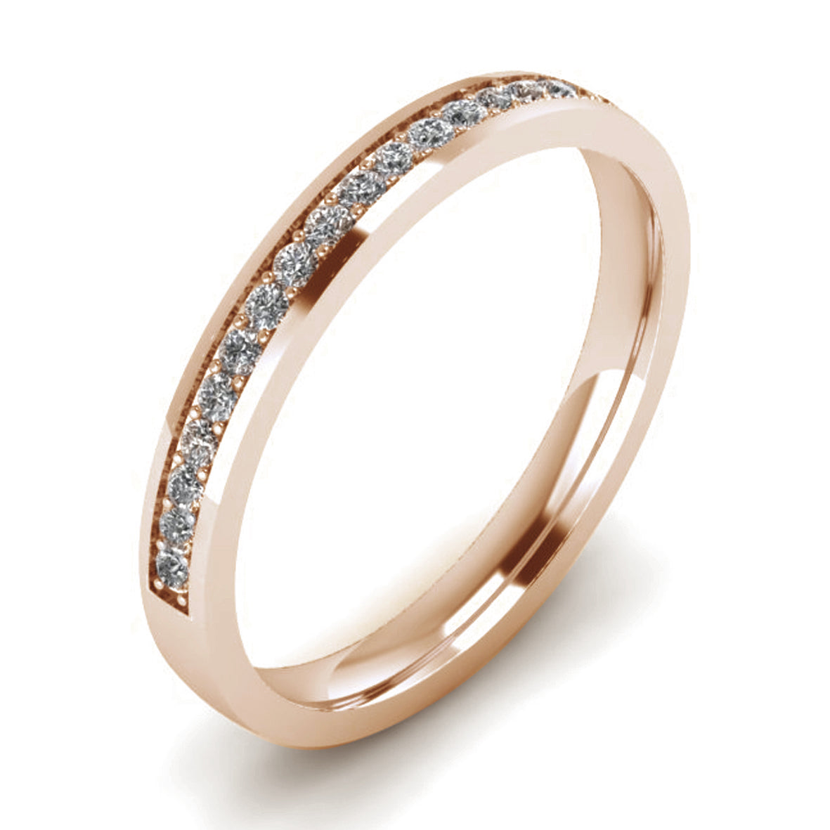 Luxe Diamond Set Wedding Ring