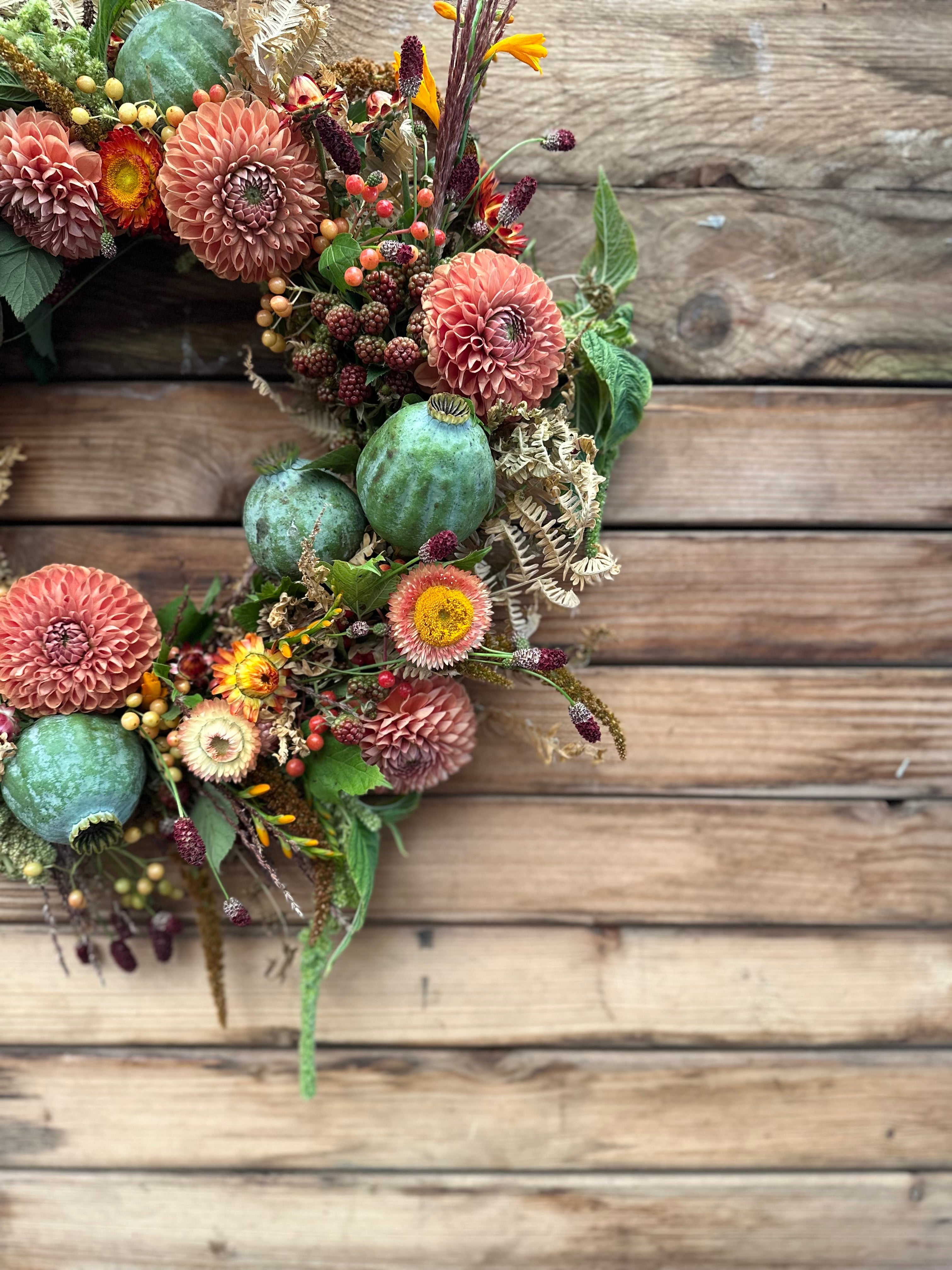 Deluxe Autumn Wreath Workshop