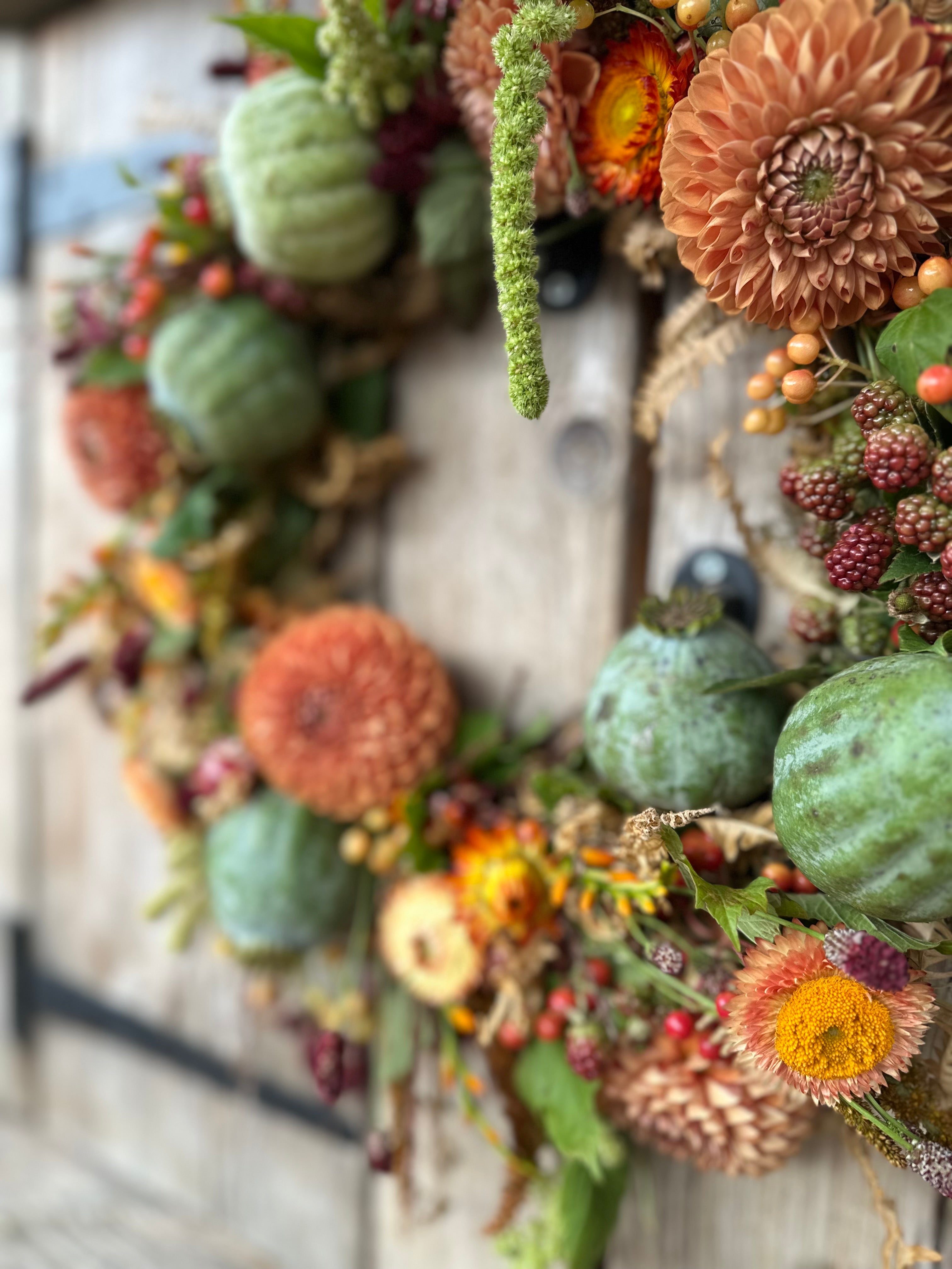 Deluxe Autumn Wreath Workshop
