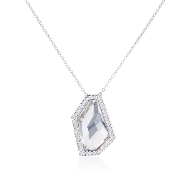 Titania grand galactic cut pendant with accent detail